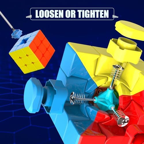 STEAM Life Speed Cube Set 3 Pack - Magic Cube Set with 3x3 & 2x2 Speed Cubes, Pyramid Cube - Smoothly Collection for Kids, Teens & Adults - Image 2