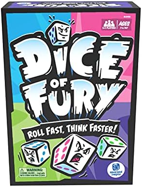 Educational Insights Dice of Fury - Family Board Games for Adults, Teens, and Kids, Dice Games for Family Game Night, Fast-Paced Table Top Party Game, Fun Group Play, Mental Math Activity by EducationalInsights