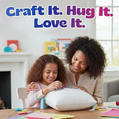 Pinwheel Crafts No Sew Unicorn Pillow Kit for Girls Ages 4-8 - Image 3
