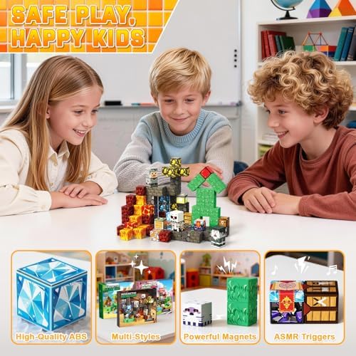 Magnetic Blocks, 100PCS Building Cubes, Boys Kids Gifts Toys - Image 6