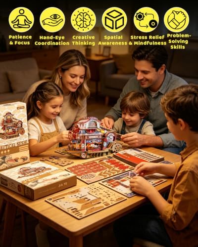 DIY Miniature House Kit Nautical Sushi 3D Wooden Puzzles for Adults - Image 6
