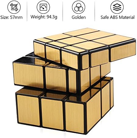 D-FantiX Shengshou Gold Mirror Cube 3x3x3, Different Shape Shifting Puzzle - Image 2