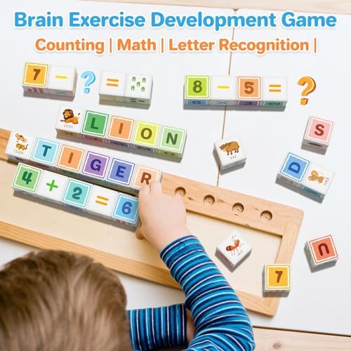 Magnetic Blocks for Kids Ages 3+, 3D Alphabet & STEM Building Cubes - Image 2