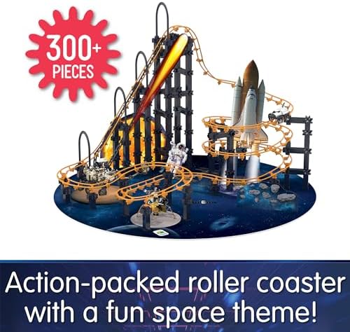 The Learning Journey International Techno Trax Galactic Adventure, Action Packed Roller Coaster Building Kit, STEM Gift for Boys and Girls Age 8+, 300+ pc Set - Image 4