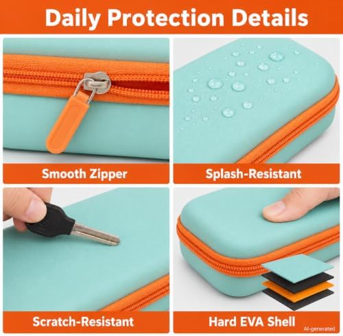 GWCASE Foam Insert Case for 3Doodler Start+ Essentials 3D Pen, Green - Image 3