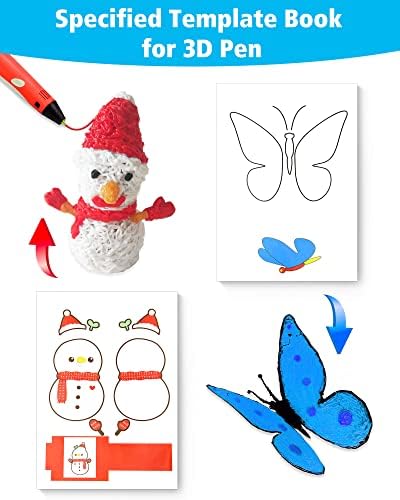 3D Pen Printing Drawing Book, 40 Pattern Templates Stencils - Image 4