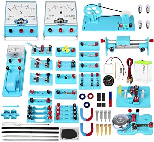 Mysterystone Science Experiment for Kids Electricity and Magnetism Kit for Students Stem Kit Physics Lab Basic Circuit Board Kit for Learning Starter by Mysterystone