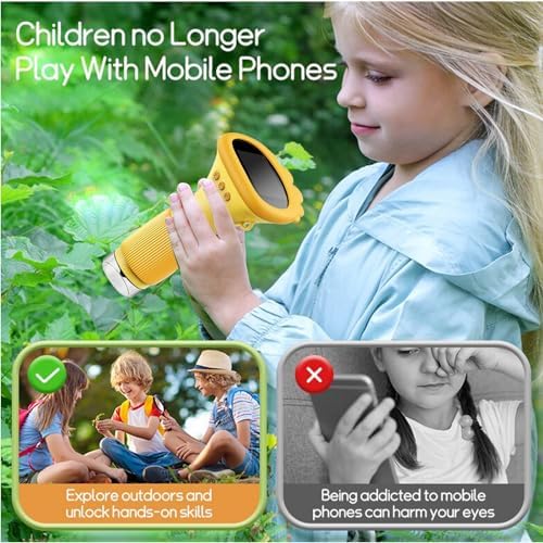 Handheld Digital Microscope USB Portable Pocket for Kids Educational Science Projects Orange Color - Image 4