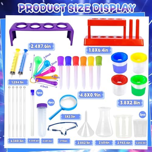 Bbiamsleep 37PCS Science Kits for Kids, Beakers and Test Tubes Experiments - Image 2