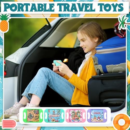 JellyArch 36 Pcs Mini Maze Puzzle Bulk for Kids Maze Cubes, Summer - Image 6