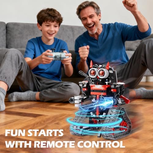 MagicKidz Robot Building Kits for Kids - STEM Birthday Gifts for 6 7 8 9 10 11 12+ Year Old Boys - 3 in 1 Robotics Toy with APP & Remote Control Coding, Educational DIY Science Project - Image 5