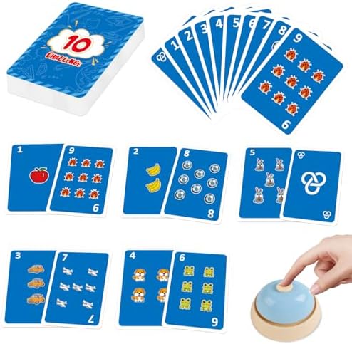 Kasfalci Math Learning Toys - Card Games, Board Games & Flash Cards for Kids, Addition & Subtraction, Family Travel Fun, Classroom Must Haves by Kasfalci