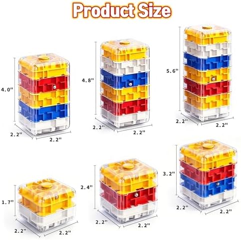 2-in-1 Fidget Spinner Maze Cube 3D Puzzle Brain Teaser 7 Level - Image 6
