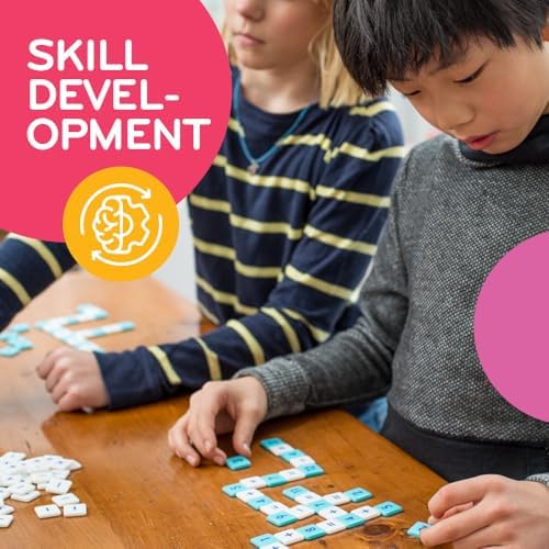 Mobi Educational Math Game - Addition, Subtraction, Multiplication and Division in a Crossword Grid, Numerical Function Tiles, Learning Math Games Kids - for Children Ages 8+ - Image 5