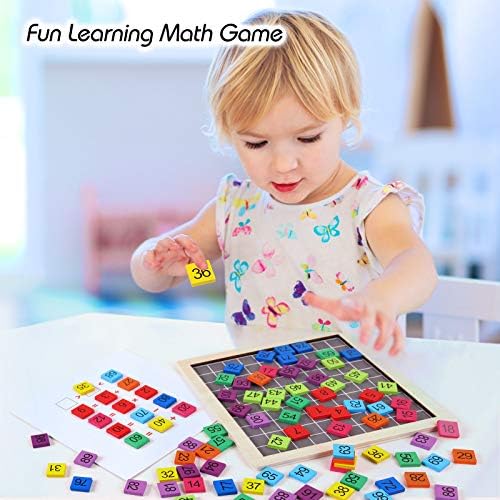 Wooden Montessori Math Counting Hundred Board Toys - Image 2