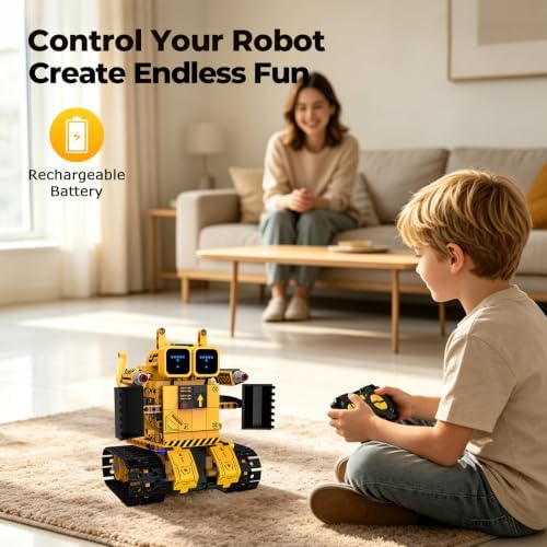 Remote Control Robot Building Kit STEM Gift for Boys Ages 8-14 - Image 4
