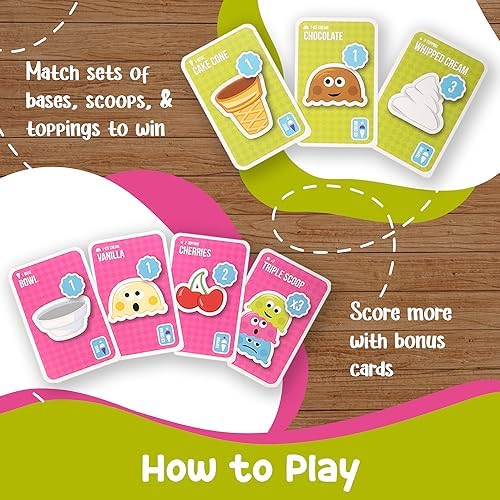 Fun Family Ice Cream Game Perfect for Adults and Children Ages 6-12 (Standard Edition) - Fast and Cute Kid Card Games the Whole Family Will Love - Image 5