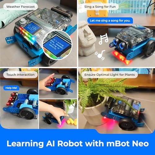 Makeblock mBot2 Coding Robot for Kids, Code Learning Support Scratch & Python Programming, Robotics Kit for Kids Ages 8-14 and up, Building STEM Robot Toys Gifts for Boys Girls (Pack of 2) - Image 6