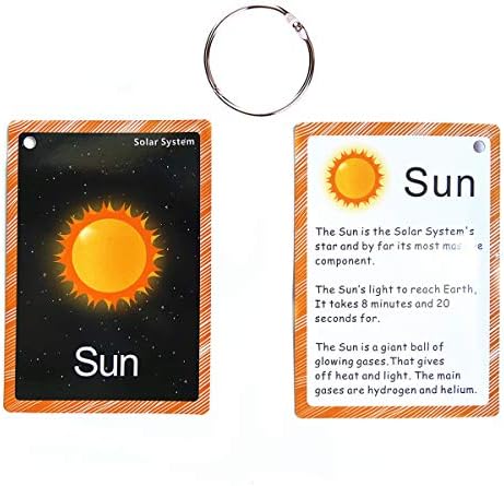 Set of Solar System Flash Cards for Toddlers and Kids(15Count) - Image 2