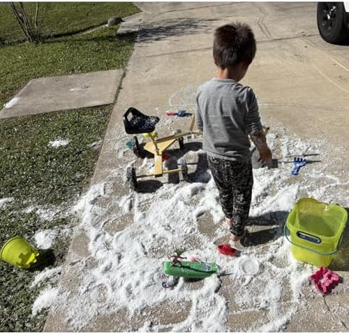 1-Pound Jar of Instant Snow Powder – Create a Winter Wonderland! Perfect for Kids, Holiday Fun, and DIY Snow Crafts (Jar, 2, Pound) - Image 3