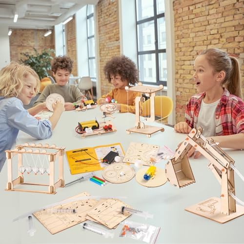 STEM Science Kits for Kids Ages 8-12 8-10, Wood Robot Building Crafts Kits 8, Science Experiment Projects, STEM Puzzles Engineering Toy for 8 9 10 12 Year Old Boys Girls Birthday Gifts - Image 6