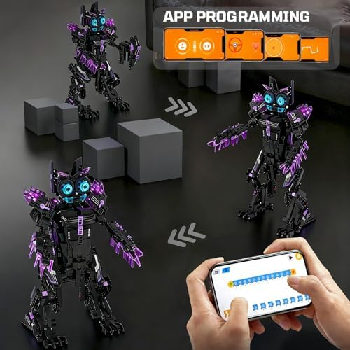 DOLIVE STEM 5 in1 Dinosaurs Building Kits for Kids Ages 8-14, Remote Control and App Controlled Dinosaur Figures Toy, Birthday Gift for 8 9 10 11 12+ Years Old - Image 3