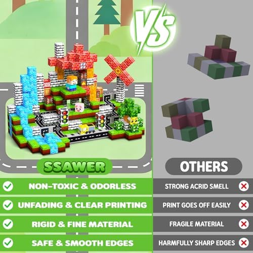 Magnetic Blocks, 100PCS Toys Building Cube Birthday Gifts for Kids - Image 4