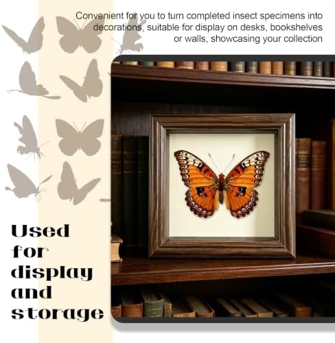 18Pcs Insect Pinning Kit, Beginner Entomology Kit with Tracing Paper, Tweezers, Scissors, Picture Frame, Insect Pins, Butterfly Pins and Foam Pinning Board. - Image 4