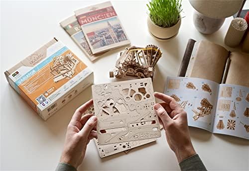 UGEARS STEM Variator Model Kit - Creative Wooden Model Kits for Adults, Teens and Children - DIY Mechanical Science Kit for Self Assembly - Unique Educational and Engineering 3D Puzzles with App - Image 6