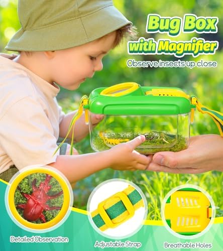 Bug Catcher for Kids, 5 Pack Inflatable Christmas Ring Toss Game - Image 4