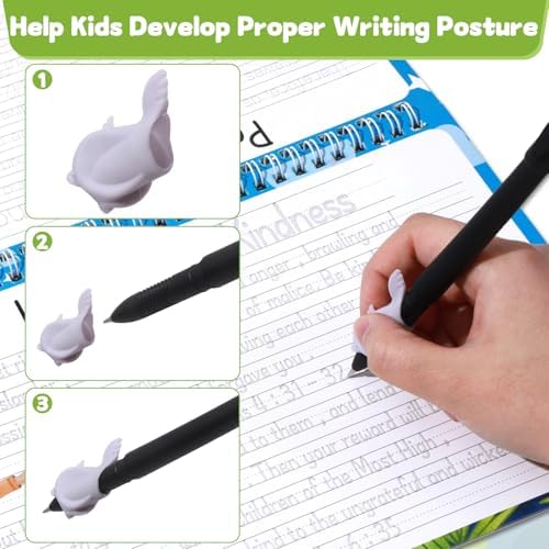 gisgfim Bible Magic Grooved Writing Practice Books for Kids Reusable Grooved Handwriting Workbooks for Kids Ages 3-8 Tracing Bible Magic Copybooks for Christian Activity Sunday School Gifts Prizes - Image 5