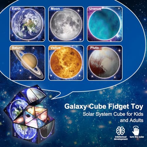 Euclidean Cube Fidget Toys for Kids 2 in 1 Star Cube Magic Cube Puzzle Toys - Image 4