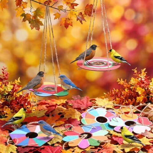 DoubleFill 36 Pcs Fall Bird Feeder Craft Kit for Bird Watching Autumn Yard - Image 4