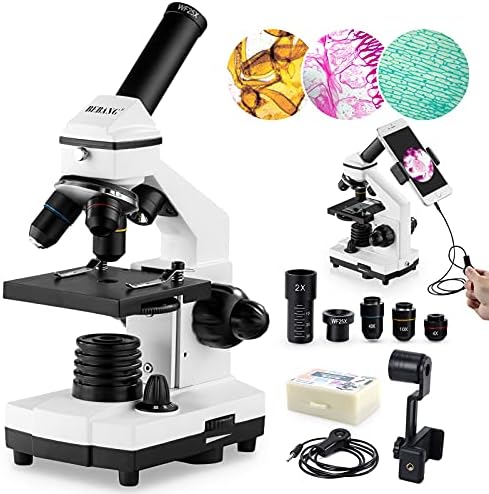 2000X Compound Microscope for Kids Adults: Microscope for Biology Education by BEBANG