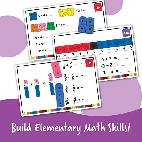 Learning Resources MathLink Cubes Elementary Math Activity Set - - Image 2