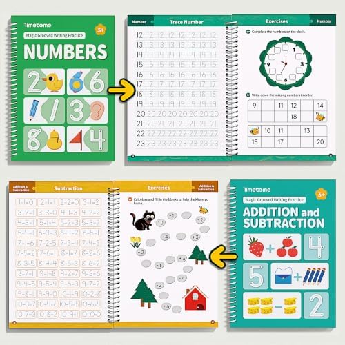 Magic Grooved Writing Practice Books for Kids 3-8 - Image 5