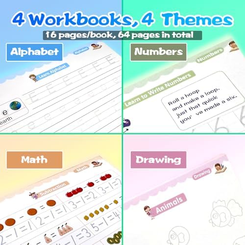 Magic Grooved Writing Practice for Kids - English, Big, 4 PCS - Image 3