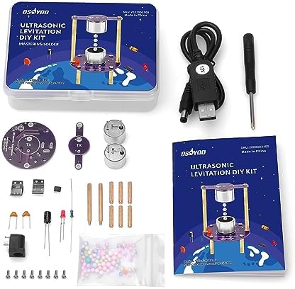 OSOYOO Ultrasonic Levitation Soldering Kit, STEM Electronics DIY Practice Kit for Beginners to Learn to Solder, Build Sound Wave Floating Ball Experiment, USB Powered Science & Engineering Project - Image 6