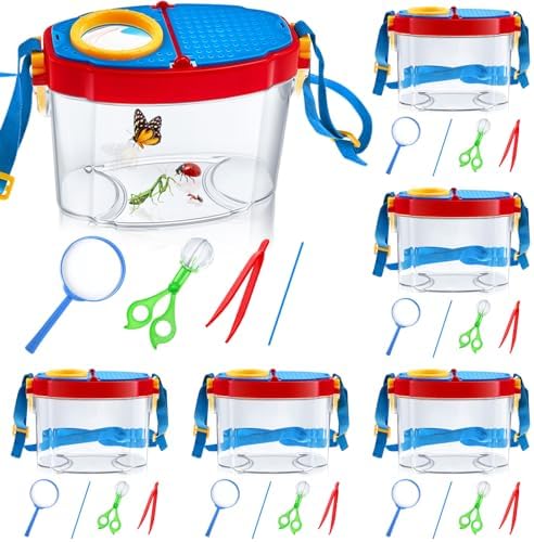 36 Pcs Bug Catcher for Kids, Outdoor Insect Explorer Kit, Blue by PullCrease