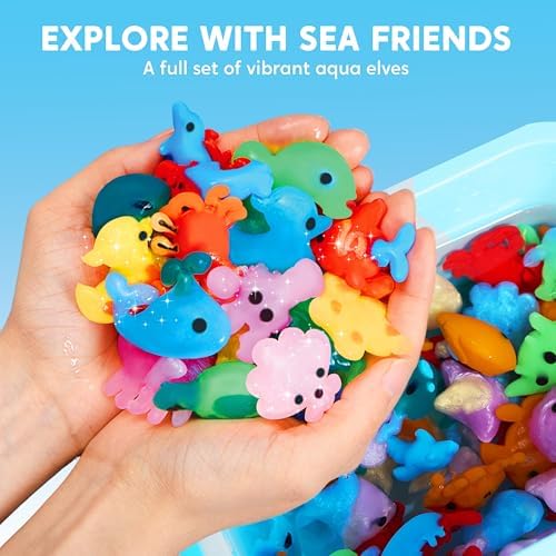 Klever Kits Water Gel Kit, Waters Pets Magic Fairy Water Gel Toy Kit with 10 Gels, 12 Molds, Preserving Bottle for Presents, Party Favors, Birthday Gifts, Arts & Crafts DIY Squishy Making Kit for Kids - Image 4