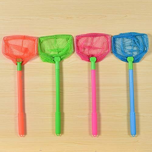 Coopay 4/8 Pieces Butterflies Kids Fishing Net Catching Bug Floating Bait Beach Nets for Outdoor Playing - Image 4