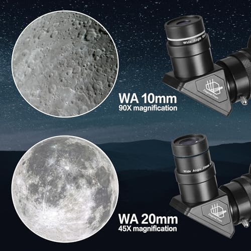 Telescopes for Adults & Beginner Astronomy, 80mmAZ 900mm Focus Length - Image 4