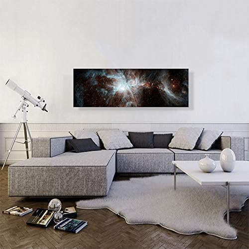 ARTCANVAS Orion Nebula Dreamy Stars Hubble Telescope NASA Photograph Canvas Art Print Stretched Framed Painting Picture Poster Giclee Wall Decor - 48" x 16" (1.50" Deep) - Image 2