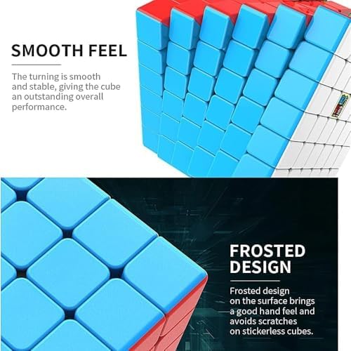 LiangCuber Moyu Meilong 6x6 Speed Cube Stickerless,Meilong 6 V2 Upgraded Version Puzzle Cube Education Toys Magic Cubes - Image 7