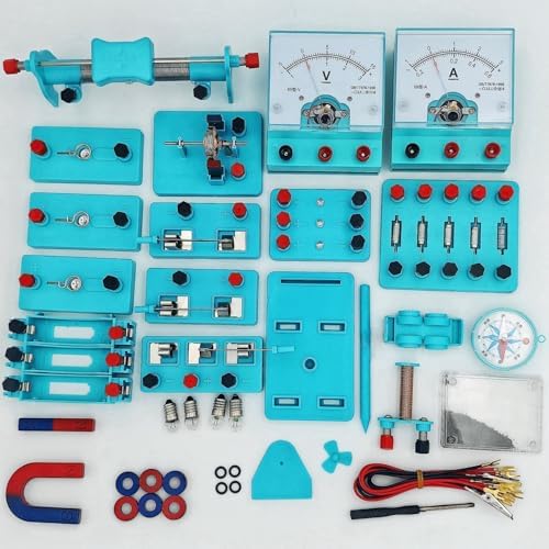 Electricity Circuit and Magnetism Experiment Kits, Electromagnetism Elementary Electronics, Various Electrical and Electromagnetic Experiments, Circuit kit by MUXWELL