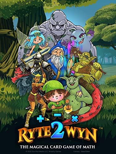 Ryte2Wyn - The Magical Card Game of Math - Practice Every Addition, Subtraction and Multiplication Math Fact from 0-9 - Ages 5 & Up - Kindergarten, 1st, 2nd, 3rd, 4th & More - Image 5