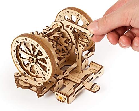 UGEARS STEM Differential Model Kit - Creative Wooden Model Kits for Adults, Teens and Children - DIY Mechanical Science Kit for Self Assembly - Unique Educational and Engineering 3D Puzzles with App - Image 4