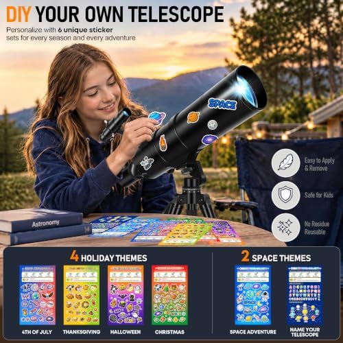 Telescope for Adults & Kids High Powered 90mm Aperture 600mm - Image 3