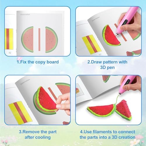 3D Printing Drawing Book, 40 Original Patterns Painting Graffiti Template - Image 3