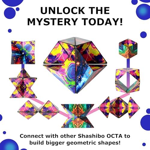 Shashibo OCTA Magnetic Puzzle Toy, Stress Relief Fidget Toy - Image 4